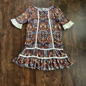 Matilda Jane Womens Intermission Dress Floral Lace Size Medium